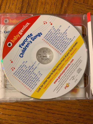 Baby Genius Favorite Childrens Songs Cd Cds