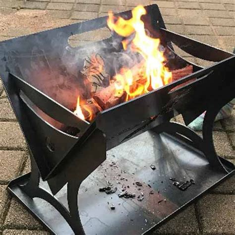 Fire Pit Portable Hog Logo Firepit Austech Illusions