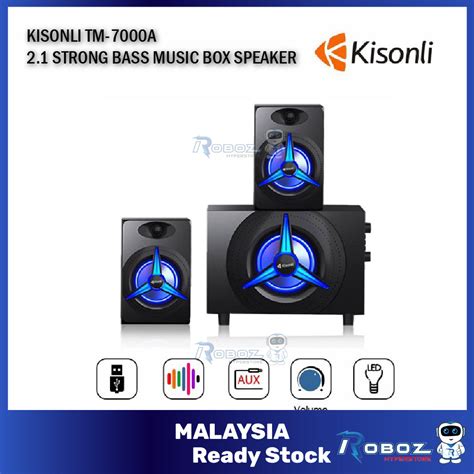 KISONLI TM 7000A LED 2 1 Multimedia Home Theater Sub Woofer Speaker