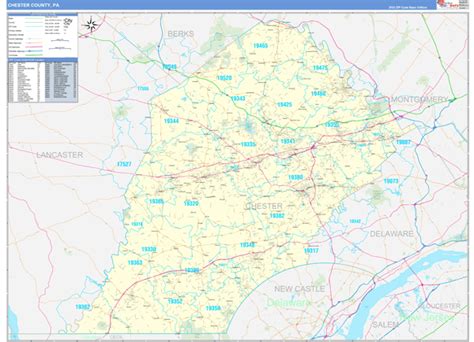 Maps Of Chester County Pennsylvania