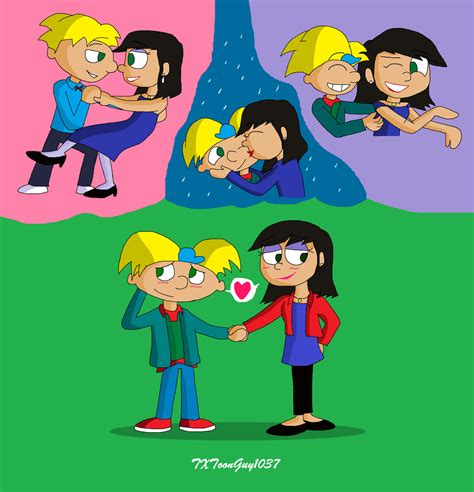 Hey Arnold Arnold And Rhonda By Txtoonguy1037 On Deviantart