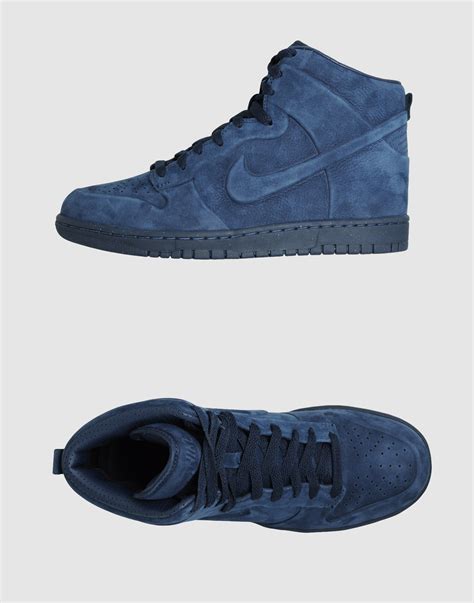 Nike High Top Sneakers in Blue for Men (slate) | Lyst