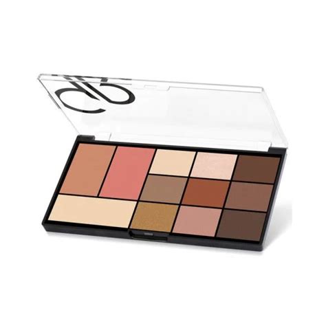 GOLDEN ROSE Палета за лице и очи City Style Face Eye Palette 1 Warm Nude Најголема онлајн