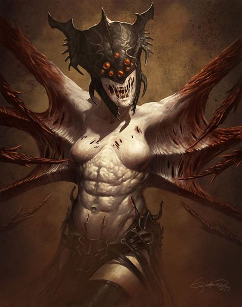 Ubernoir Fantasy Monster Dark Fantasy Art Demon