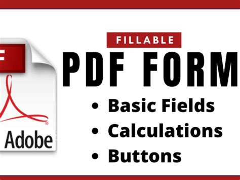 Professional Fillable Pdf Form Upwork