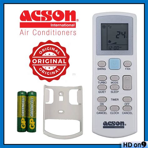 ORIGINAL ACSON AIR CONDITIONER REMOTE CONTROL GS02I Shopee Malaysia