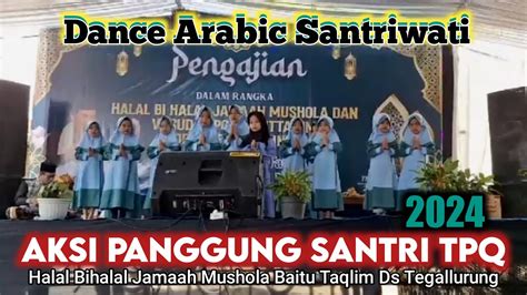 Penampilan Santriwati TPQ Dalam Rangka Halal BIhalal Jamaah Mushola