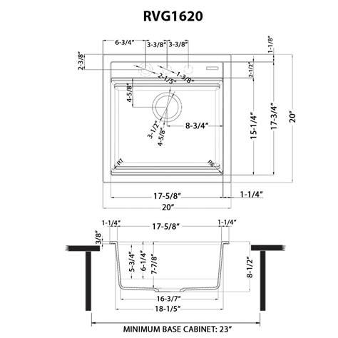 Ruvati Inch Epicube Granite Composite Workstation Drop In Topmount