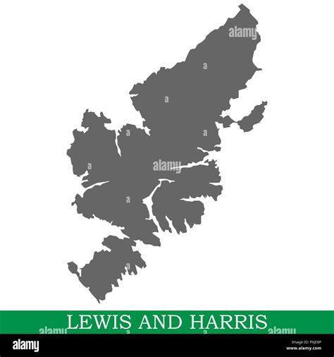 Island Lewis And Harris Map Stock Vector Images Alamy