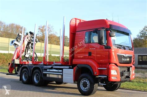 Camion Man Trasporto Tronchi Tgs X Euro Gru Autogr Nuovo