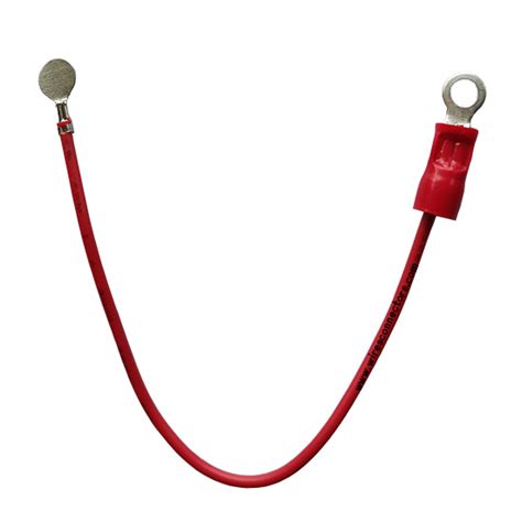 Insulated Ring Tongue M3 Terminals To Round Welding Tab Extension Cable