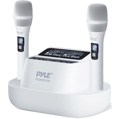 Pyle Pro Pdwm Digital Uhf Wireless System With Two Pdwm