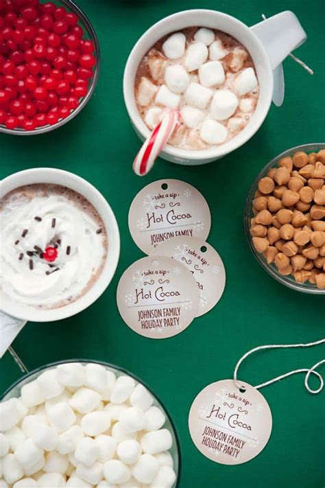 Setting Up An Easy Hot Cocoa Bar • Love From The Oven