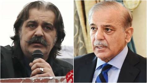 Kp Cm Gandapur Terms Shehbaz Form 47 Prime Minister