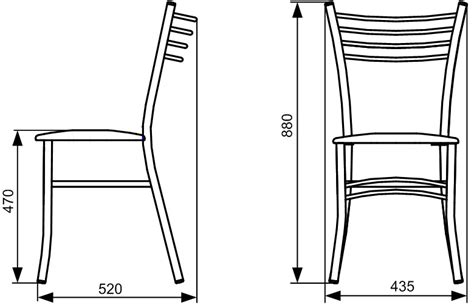 Altura De La Silla Dimensiones Estándar Para Un Asiento Normal Cómo