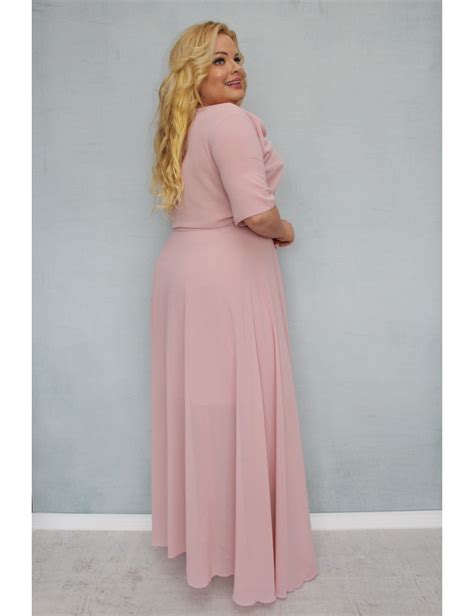 Elegancka Sukienka Plus Size Na Wesele Maxi Euforia XXL Dla Puszystych