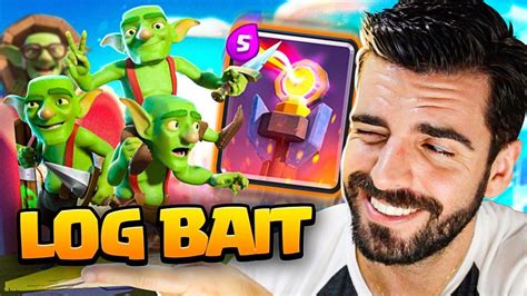 Usei O Novo Deck De Log Bait No Clash Royale Youtube