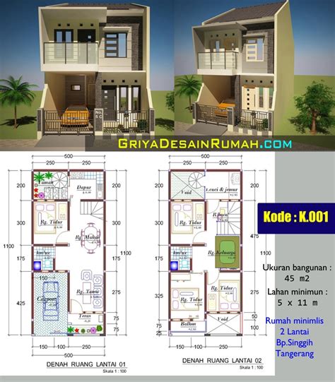 Desain Rumah 12x6 Perumperindo Co Id