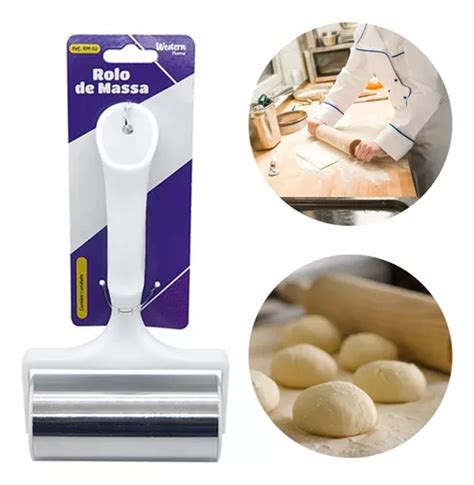 Rollo Profesional Para Abrir Masa Pan Pizza Pasta Acero Inoxidable