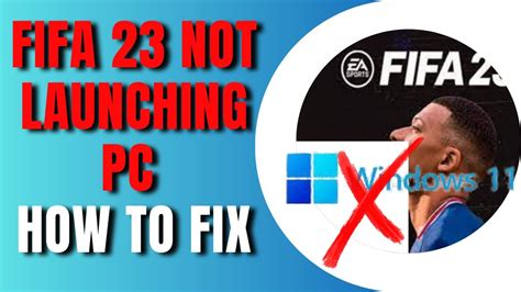 Fifa 23 Not Launching Pc How To Fix YouTube