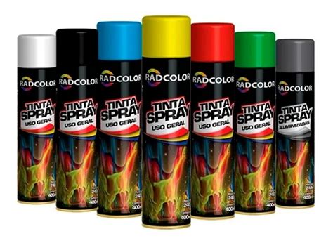 Tintas Spray Todas As Cores Uso Geral E Automotivo 400ml 12u Frete grátis