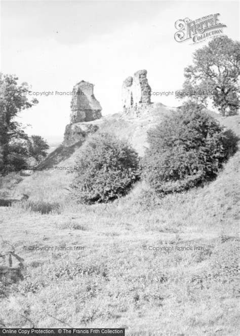 Photo of Montgomery, The Castle Ruins 1948 - Francis Frith