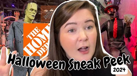 Home Depot Halloween Animatronics And Decor Sneak Peek For 2024 YouTube