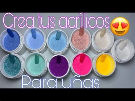 haz tus propios acrílicos de colores cómo hacerlo acrílico de color