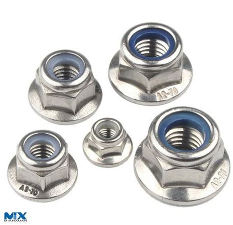 Prevailing Torque Type Hexagon Nuts With Flange And With Non Metallic