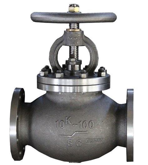 Jis F K F K Cast Steel Marine Flange Globe Valve Price