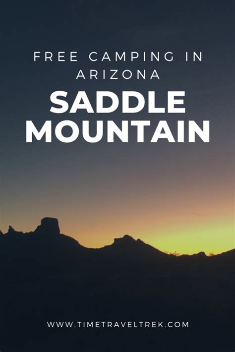 Free Camping in Arizona: Saddle Mountain - Time.Travel.Trek.