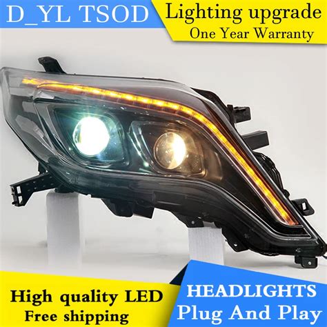 Car Styling LED Head Lamp For Toyota Prado Headlights 2013 2015 Prado