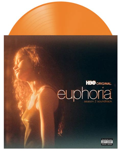 Euphoria Season 2 Soundtrack Lp Vinyl Record Translucent Orange