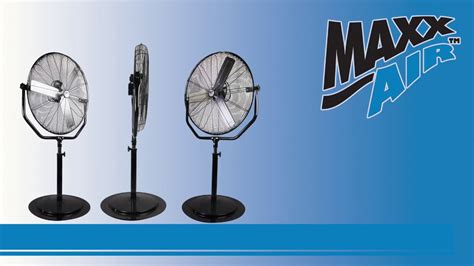 Hvpf 30 Yoke Maxxair 30 Yoke Pedestal Fan Assembly Youtube