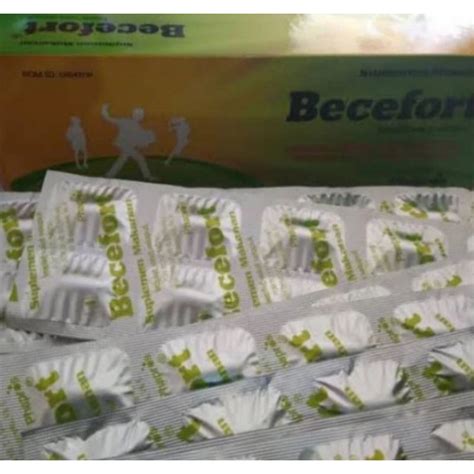 Jual Becefort Vitamin C B E Mg Setrip X Tablet Tablet