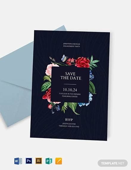 Free 11 Sample Save The Dates In Psd Eps Ai Ms Word