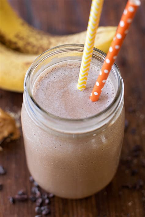 Chocolate Peanut Butter Banana Smoothie Life Made Simple