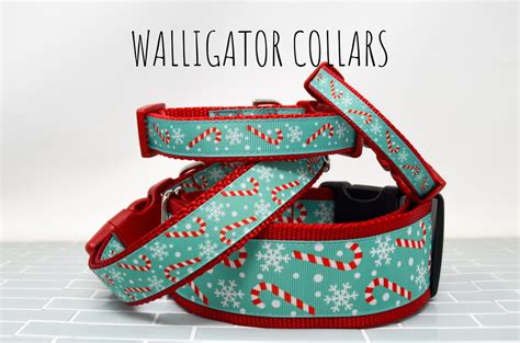 The Scattered Candy Canes Collars Etsy