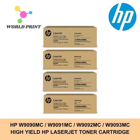 HP W9090MC W9091MC W9092MC W9093MC Black Cyan Magenta Yellow