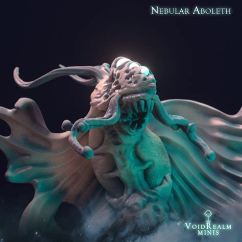 3d Printable Aboleth Of The Nebula By Voidrealm Minis