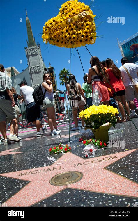 Michael Jackson star on Hollywood Walk of Fame, Hollywood Blvd, Los ...