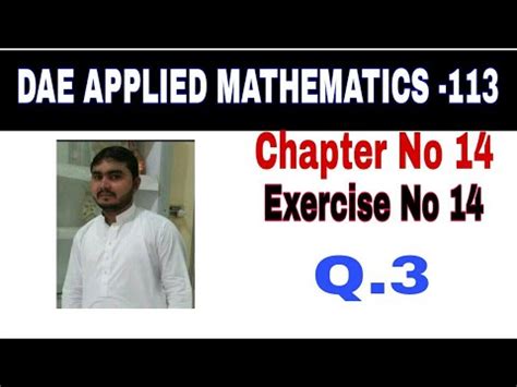 Dae Math St Year Applied Mathematics Chapter