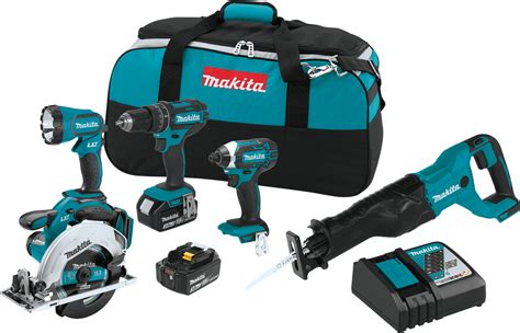 Makita Xt505 18v Lxt® Lithium Ion Cordless 5 Pc Combo Kit 3 0ah