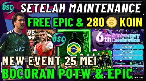 RESMI GRATIS 280 KOIN EPIK SETELAH MAINTENANCE EVENT BARU HARI INI