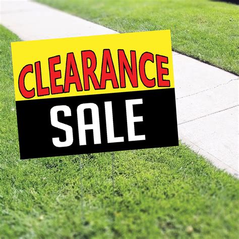 Clearance Sale Coroplast Yard Sign Sign Fever