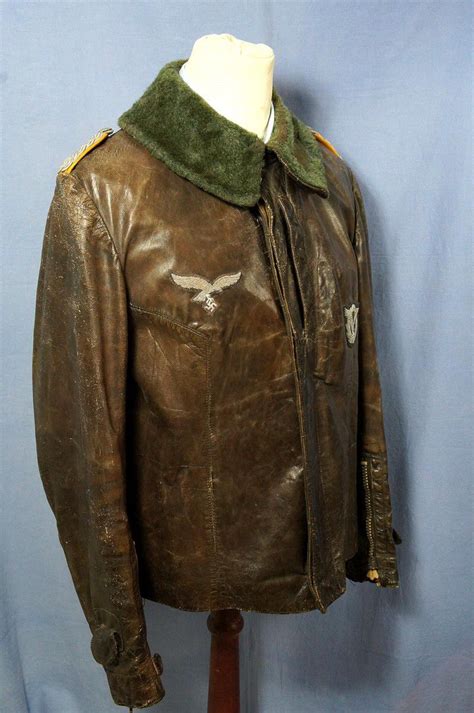 Luftwaffe leather jacket Major Люфтваффе Военная форма Вторая