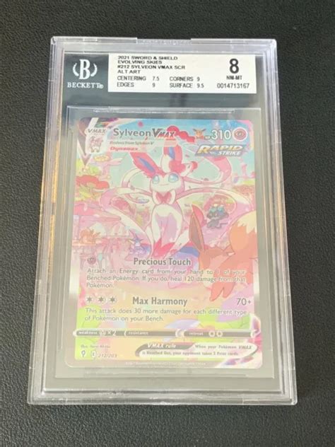 Sylveon Vmax Alt Art Bgs Near Mint Evolving Skies Pokemon Eur