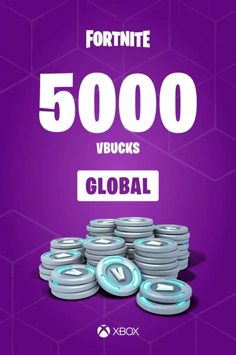 Buy Fortnite 5000 V Bucks Card Global Xbox One Xbox Series Xs