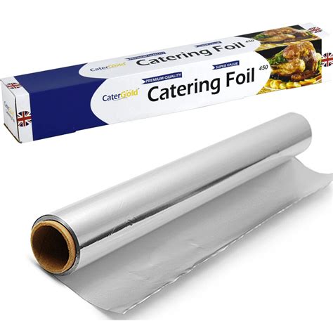 Aluminium Kitchen Catering Foil Mm X M Wrapping Baking Tin Foil Ebay