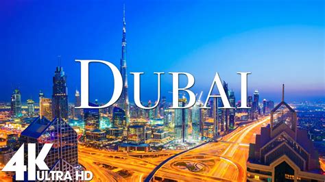 Flying Over Dubai K Uhd Relaxing Music Along With Beautiful Nature